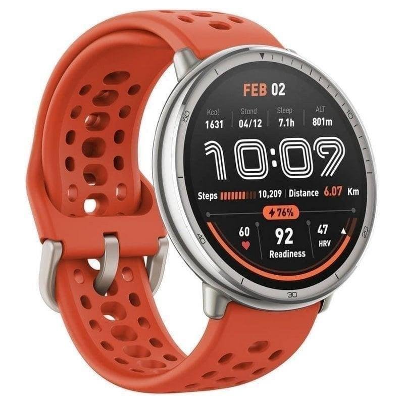 Thumbnail 1 de Amazfit Active 2 NFC Smartwatch 1.32" con 2 correas: plata, GPS, NFC y 2000 nits