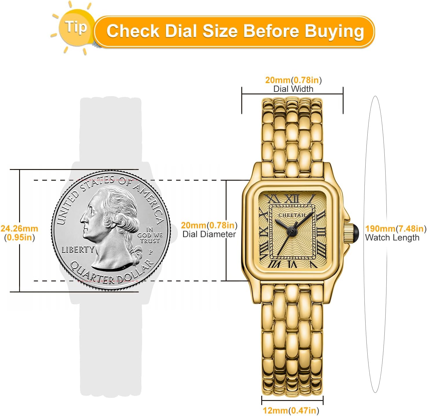 Thumbnail 5 de Cheetah Gold Women's Vintage Watch
