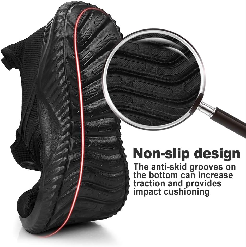 Thumbnail 3 de Feethit Men’s Slip-On Running Shoes with Breathable Mesh Upper & Non-Slip EVA Outsole