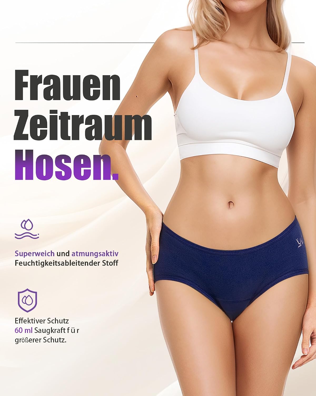 Thumbnail 5 de TANSTC Periodenunterwäsche 3er Pack 60 ml 🩲