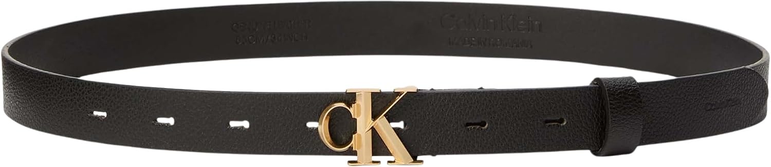 Detalle de Calvin Klein cinturino Fibbia con logo discreto 25 mm Pebble YIH
