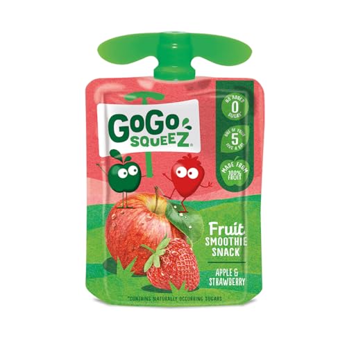 Thumbnail 7 de GoGo squeeZ Apple Strawberry 20x90g: 100% Fruit Pouches for Kids