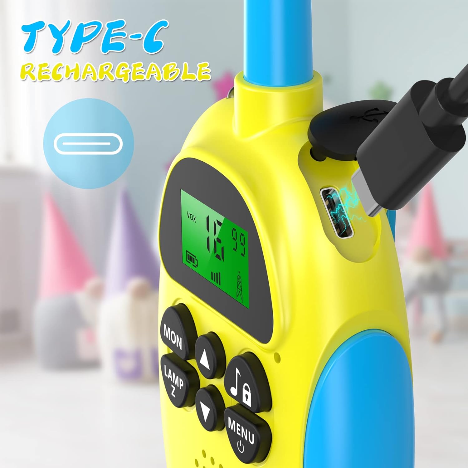 Thumbnail 5 de Ushining Walkie Talkie Recargable para Niños 📞 Aventura a 3KM