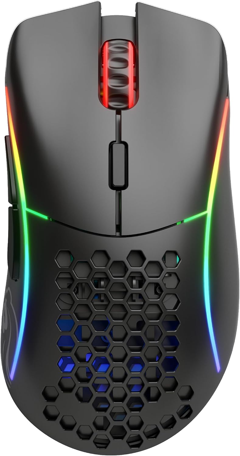 Detalle 2 de GLORIOUS Model D Wireless Gaming Mouse — 69g Superlight, 2.4Ghz Lag Free, BAMF Sensor