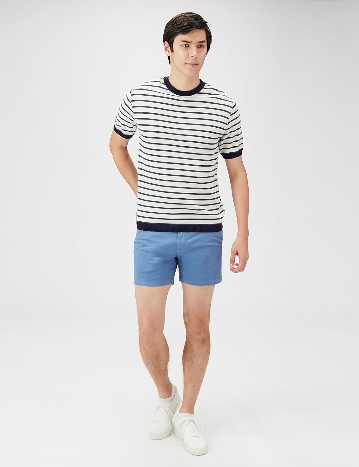 Thumbnail 3 de Amazon Essentials Herren Bequeme Slim-Fit-Stretch-Chinoshorts ohne Bundfalten, 13 cm