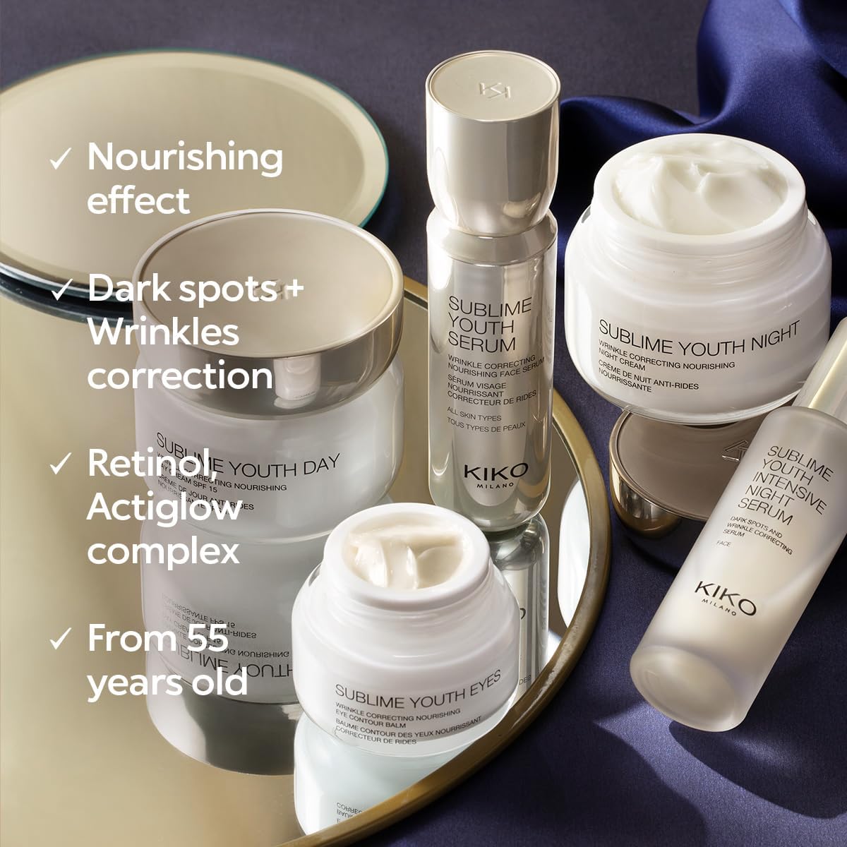 Detalle de KIKO Milano Sublime Youth Serum Shade 01 – retinolserum, 15 ml
