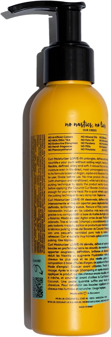 Thumbnail 6 de COCUNAT Pack 2 Curl Moisturizer Leave-in – Démêle, Hydrate et Définit les Boucles (150 ml x 2)