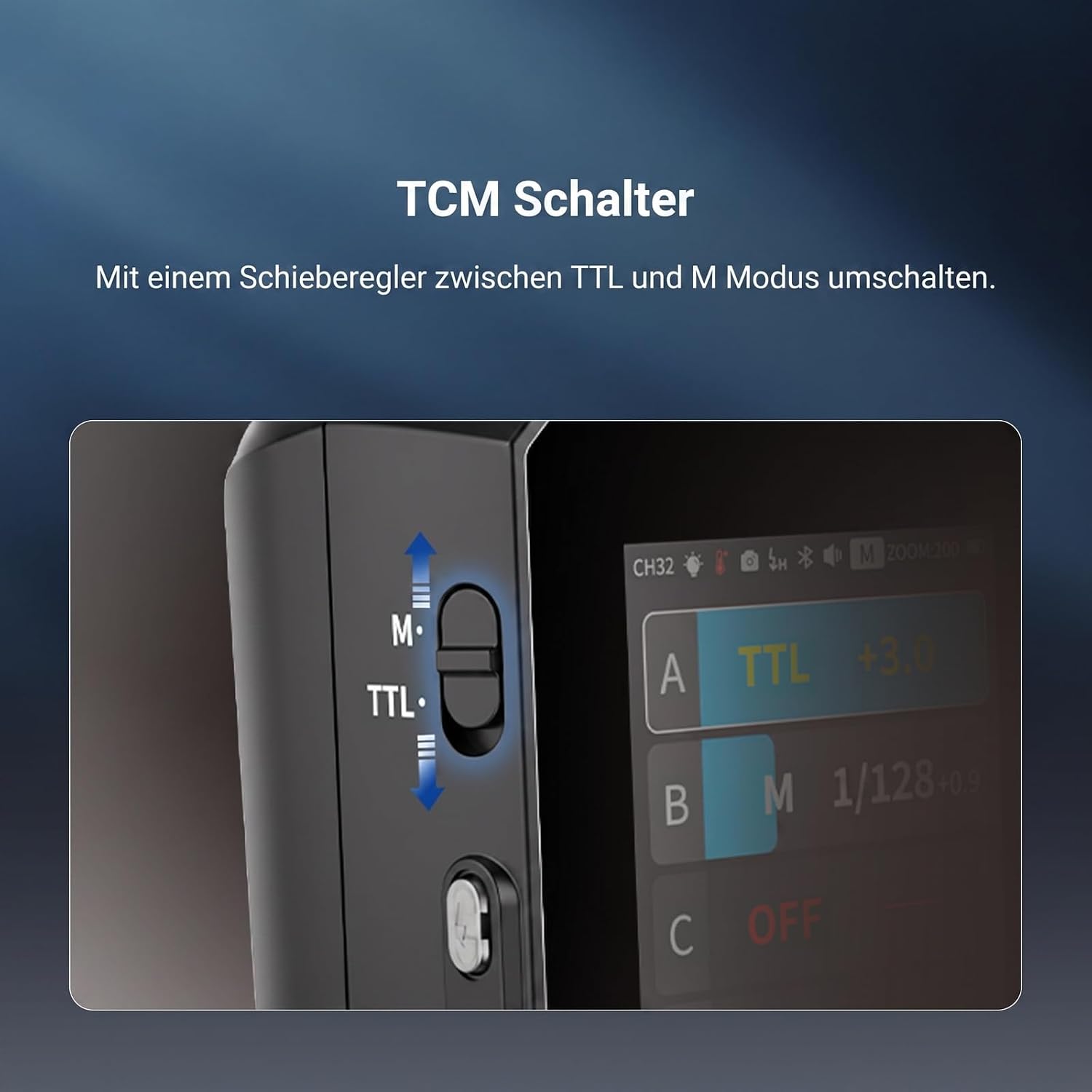 Thumbnail 6 de NEEWER 100Ws TTL Blitz mit Rundkopf – 2,4G Funk, Sony-Kompatibilität, Touchscreen