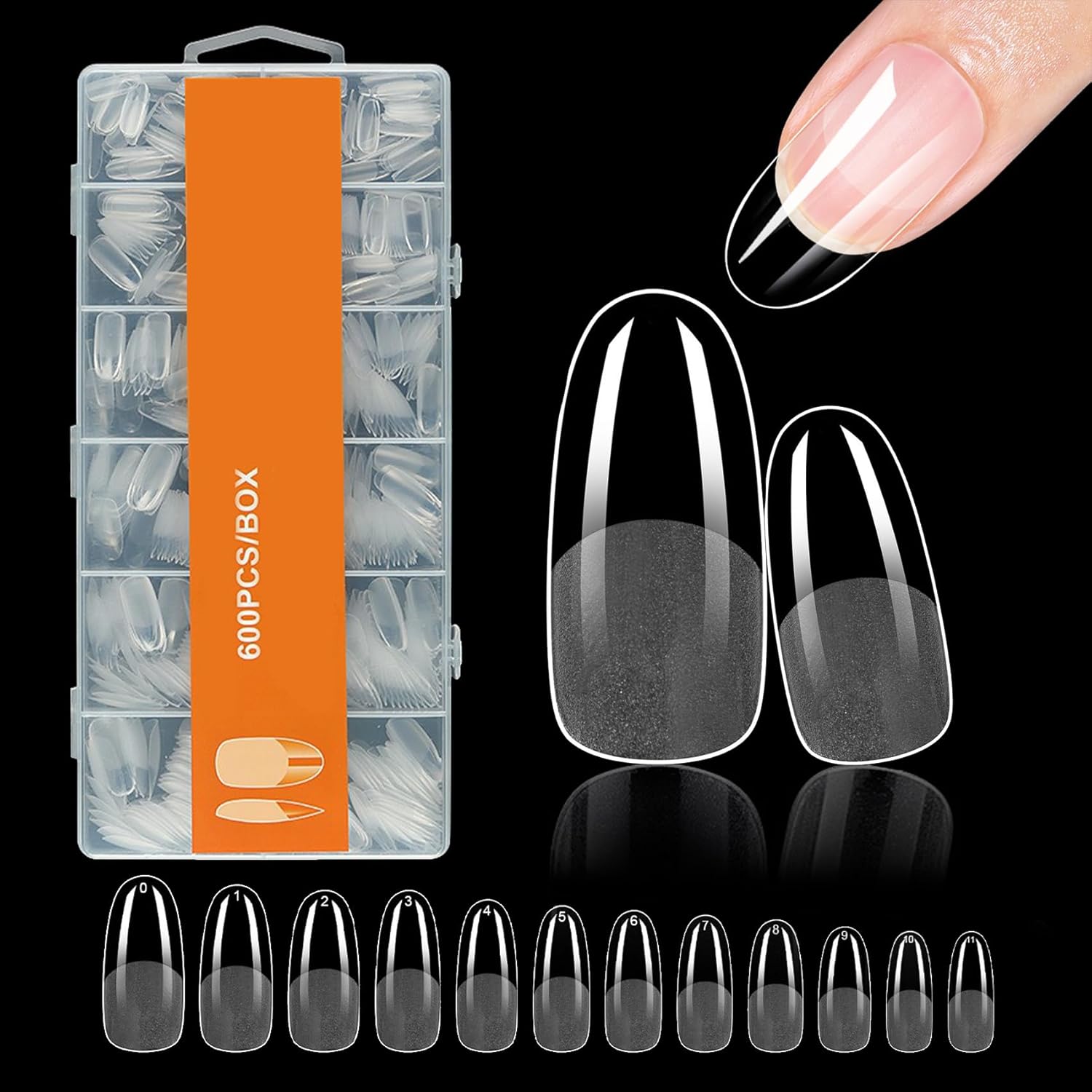 Thumbnail 5 de Eupneicu Kit Uñas postizas 600 piezas
