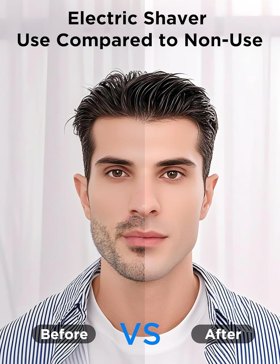 Thumbnail 5 de Electric Razor Foil Shaver 100‑Min Rechargeable