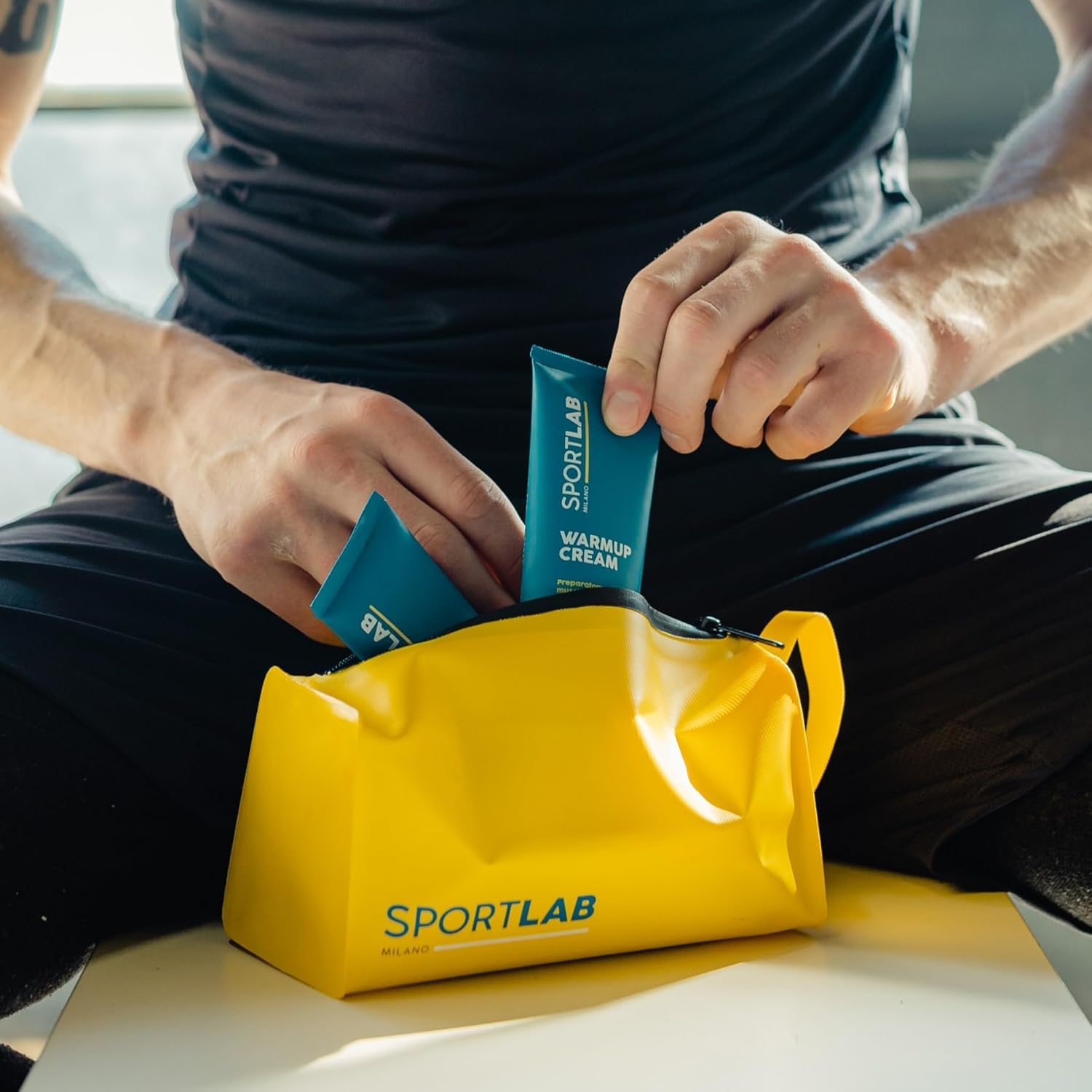 Detalle de SPORTLAB Milano - WARMUP CREAM: crema riscaldante preparatoria per muscoli e tendini