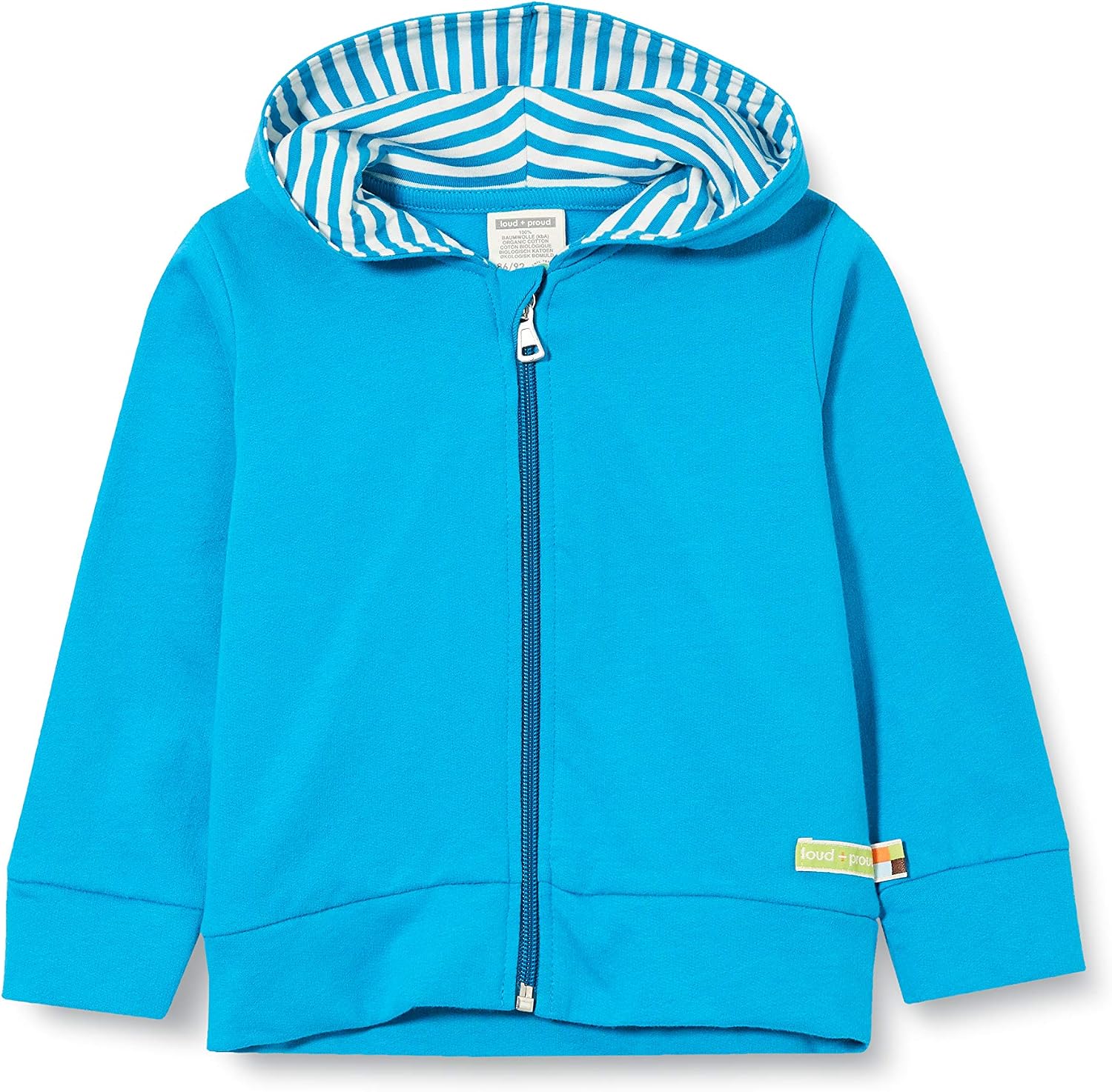 Thumbnail 6 de Loud + Proud Unisex Kinder Kapuzenjacke – GOTS-zertifiziert, 100% Bio-Baumwolle