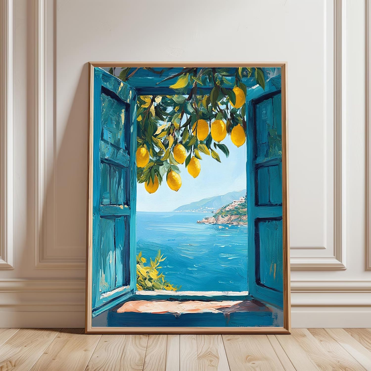 Thumbnail 1 de Yaostarart Lemons Framed Paint by Numbers for Adults with Easel – 12x16inch