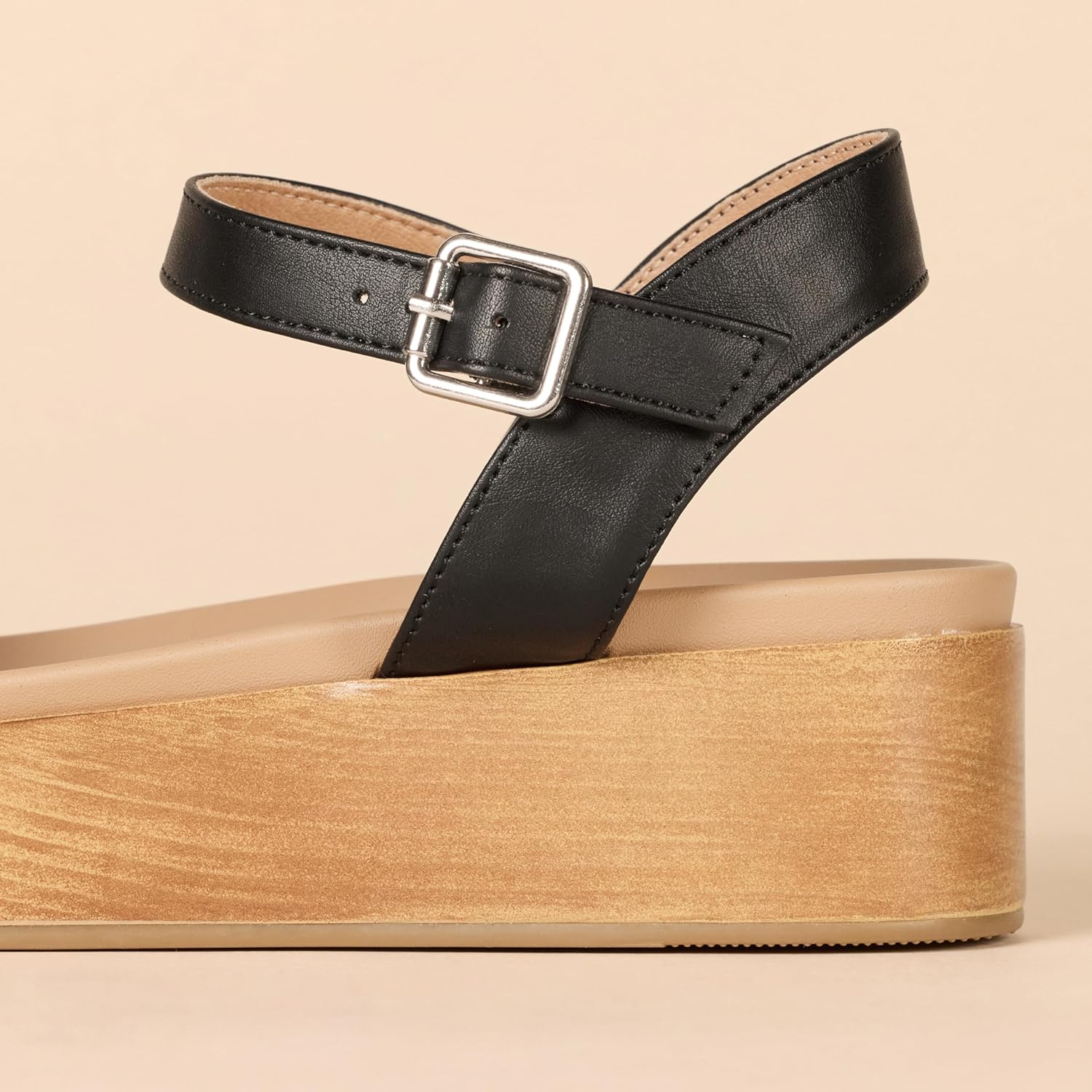 Thumbnail 1 de Amazon Essentials Women’s Two Band Flatform Sandal