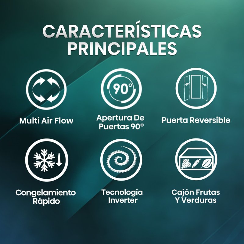 Detalle de Hisense RB390N4BWC: Frigorífico Combi Total No Frost 304 L, Blanco