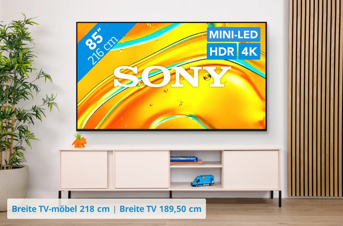 Thumbnail 21 de Sony Bravia 85 Zoll XR Mini-LED 2025 + Bar 6 Schwarz