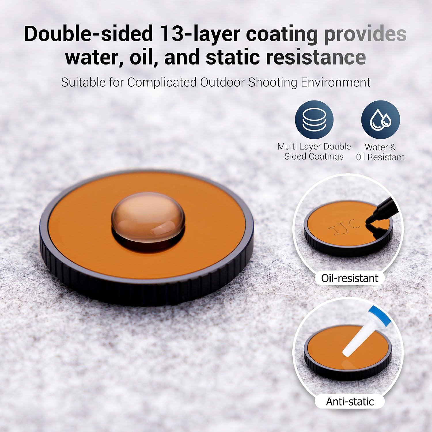 Thumbnail 2 de JJC 4 Pack ND/PL Filters for DJI Osmo Action 5