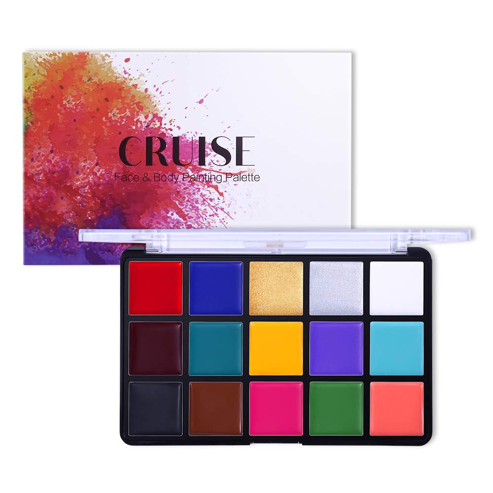 Thumbnail 6 de UCANBE 15-Color Oil Face and Body Paint Palette for FX Makeup
