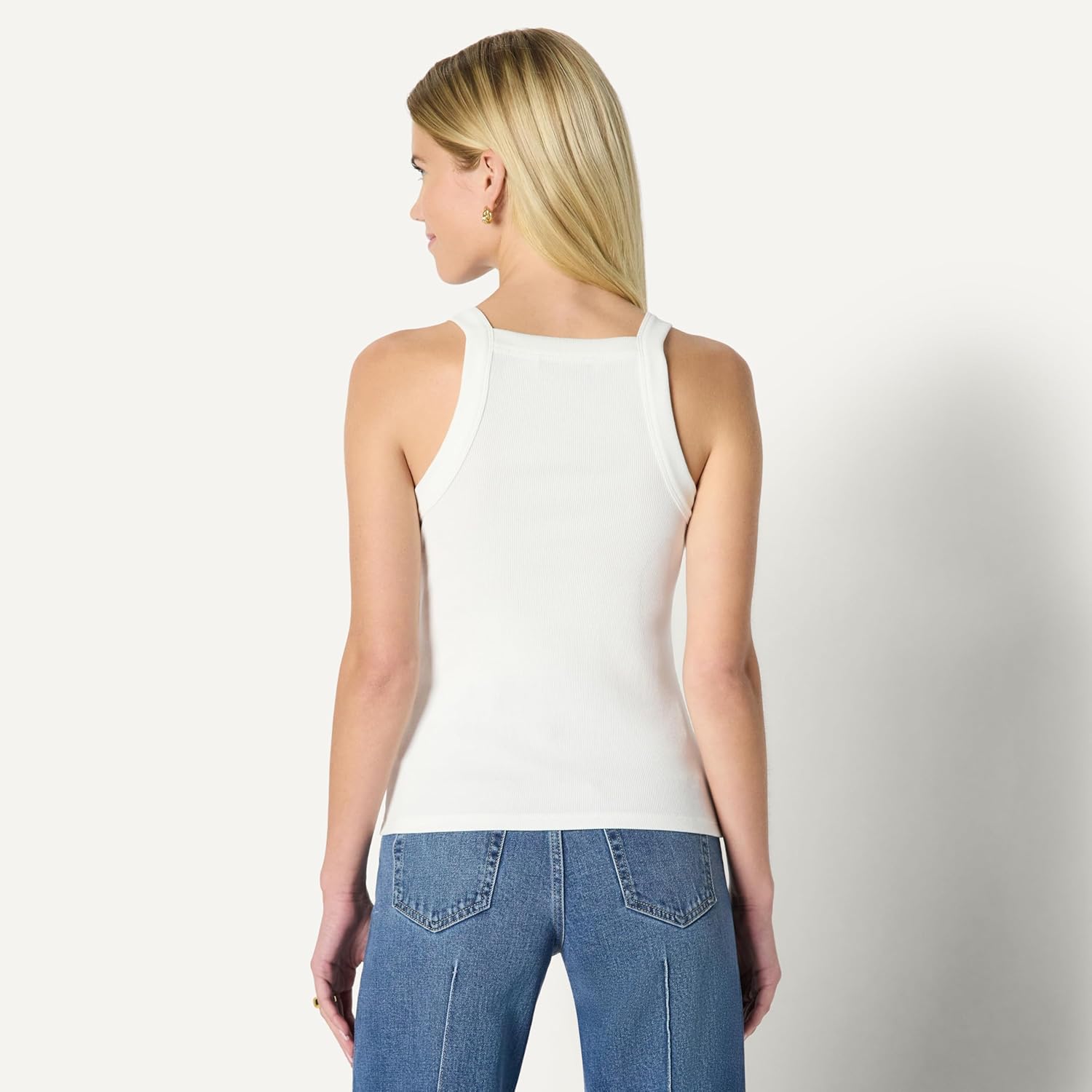 Thumbnail 1 de Amazon Essentials Damen Slim-Fit T-Shirt mit hohem Kragen und elastischem Rippstrick