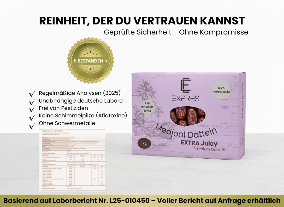 Thumbnail 1 de EXPRES- Large Medjool Datteln 1kg – Extra saftig, naturrein & nachhaltig aus Ägypten