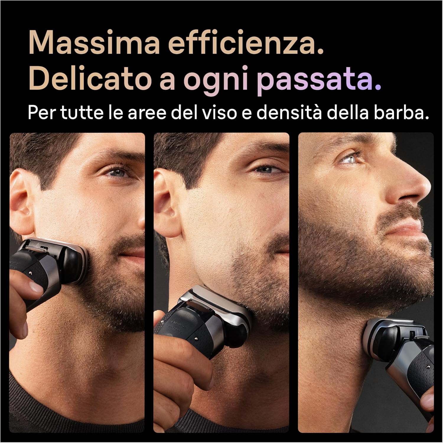 Thumbnail 3 de Braun Series 9 PRO + Rasoio Elettrico Barba Wet & Dry 5+1 Lame di Precisione Ultra Sottili – 9617PSI, Argento