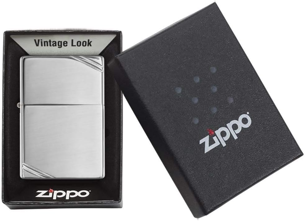 Thumbnail 4 de Zippo 267 Vintage Street – chromowana zapalniczka benzynowa z mosiądzu