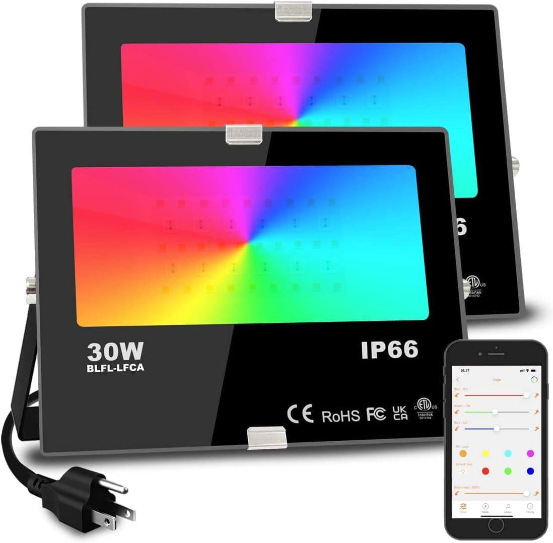 Detalle de MELPO RGBW LED Flood Light 30W