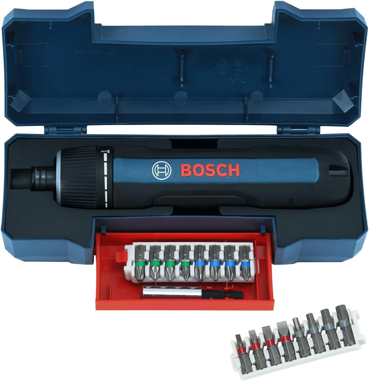 Thumbnail 6 de Bosch Professional GO 3 avvitatore a batteria, set da 8 bit + portapunte, anello LED e cavo USB‑C