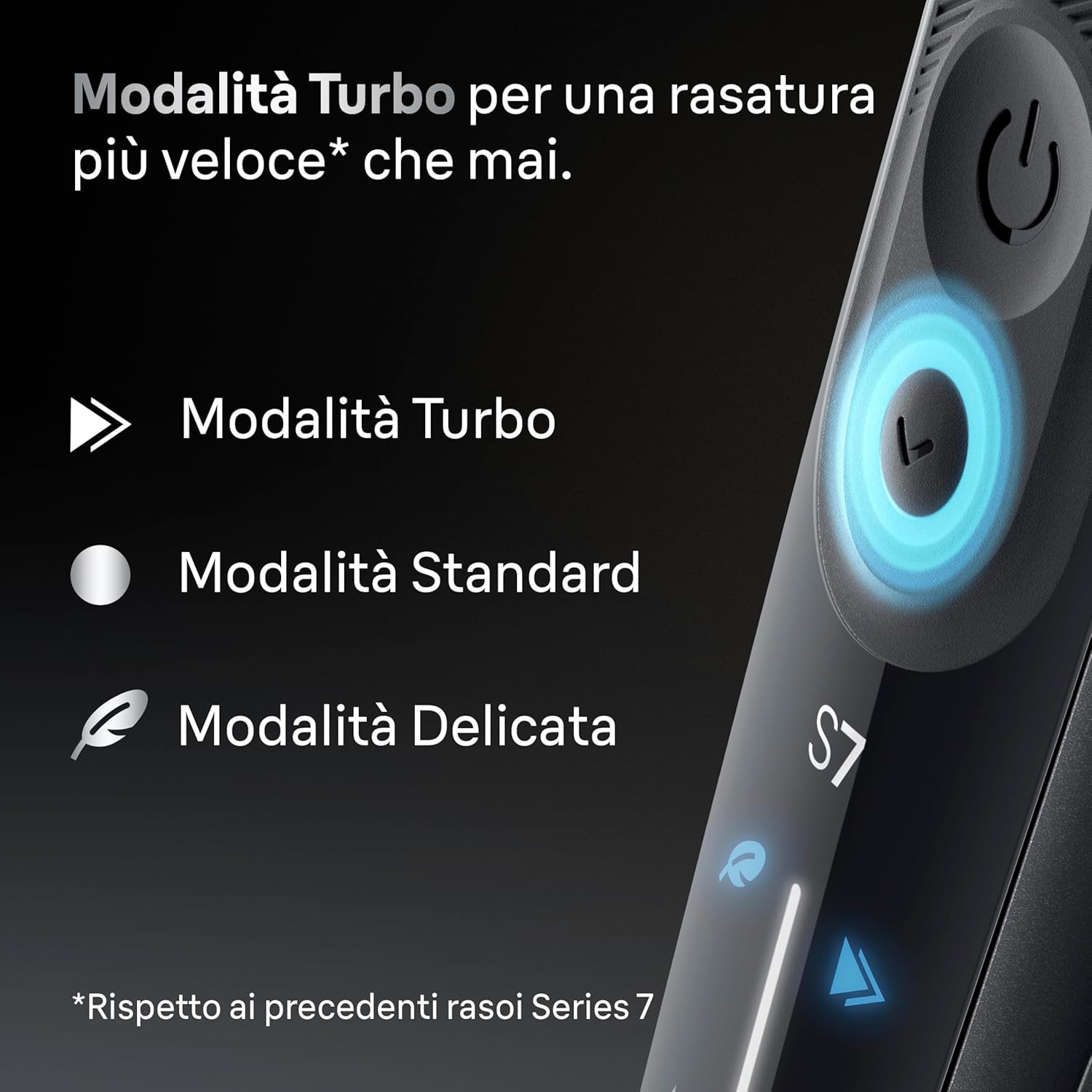 Thumbnail 3 de Braun Serie 7 Rasoio Elettrico Barba Wet & Dry con Regolabarba 72-N4200s – Nero