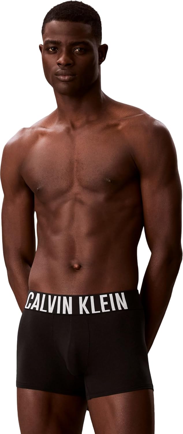Detalle de Calvin Klein Mens 'Intense Power' Trunk (3-Pack) – Practical everyday comfort