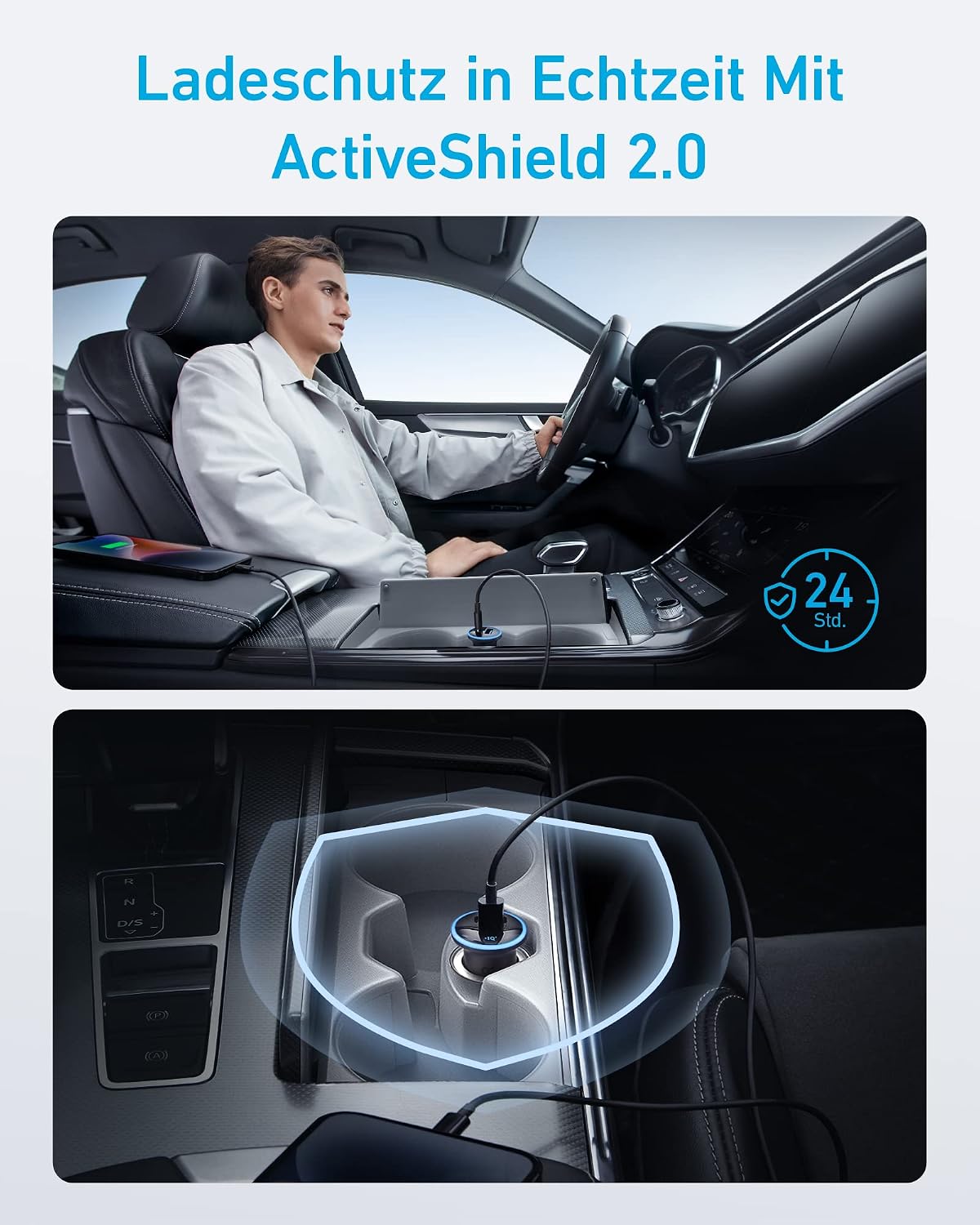 Thumbnail 4 de Anker 323 52,5W Autoladegerät USB‑C