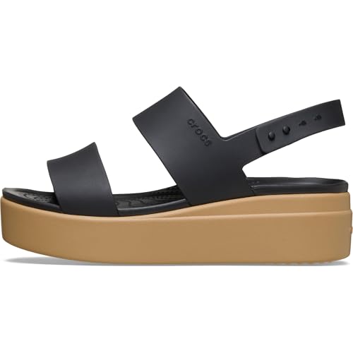 Thumbnail 6 de Crocs Women Brooklyn Low Wedge – Black/Cashew (UK 3)