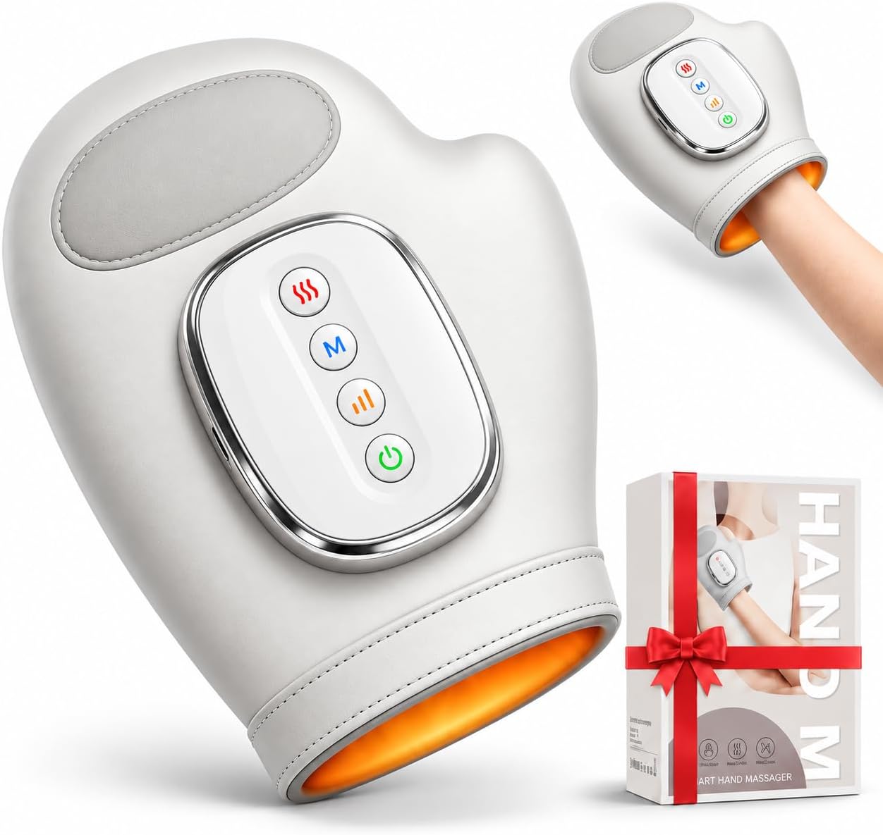 Detalle de Generic Electric Hand Massager with Heat, Compression, 3 Modes and 5 Levels