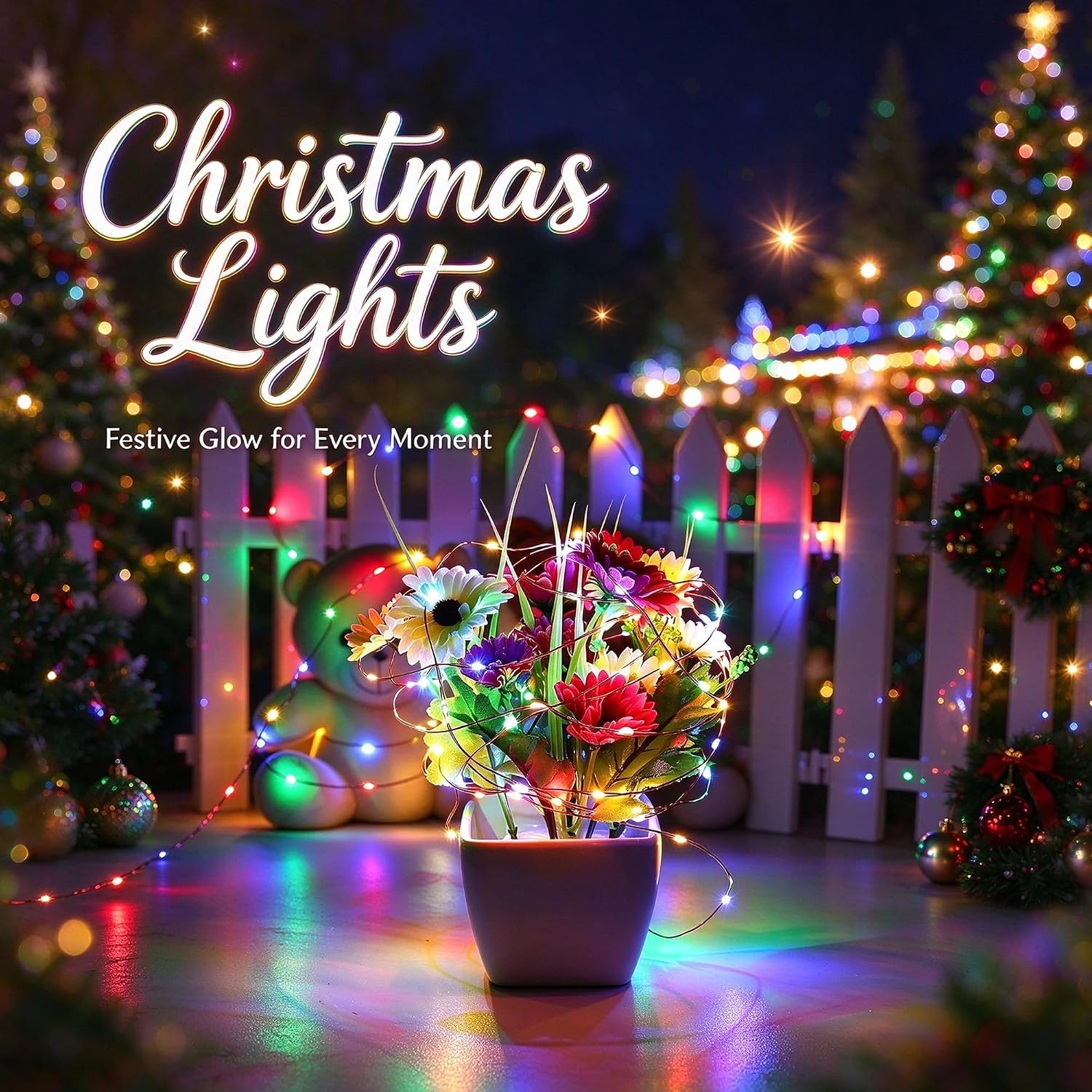 Thumbnail 6 de Joomer 3367b0d2-b065-477d-b90a-aa539db52403 Solar Fairy Lights, 2-Pack, 240 Multicolour LEDs