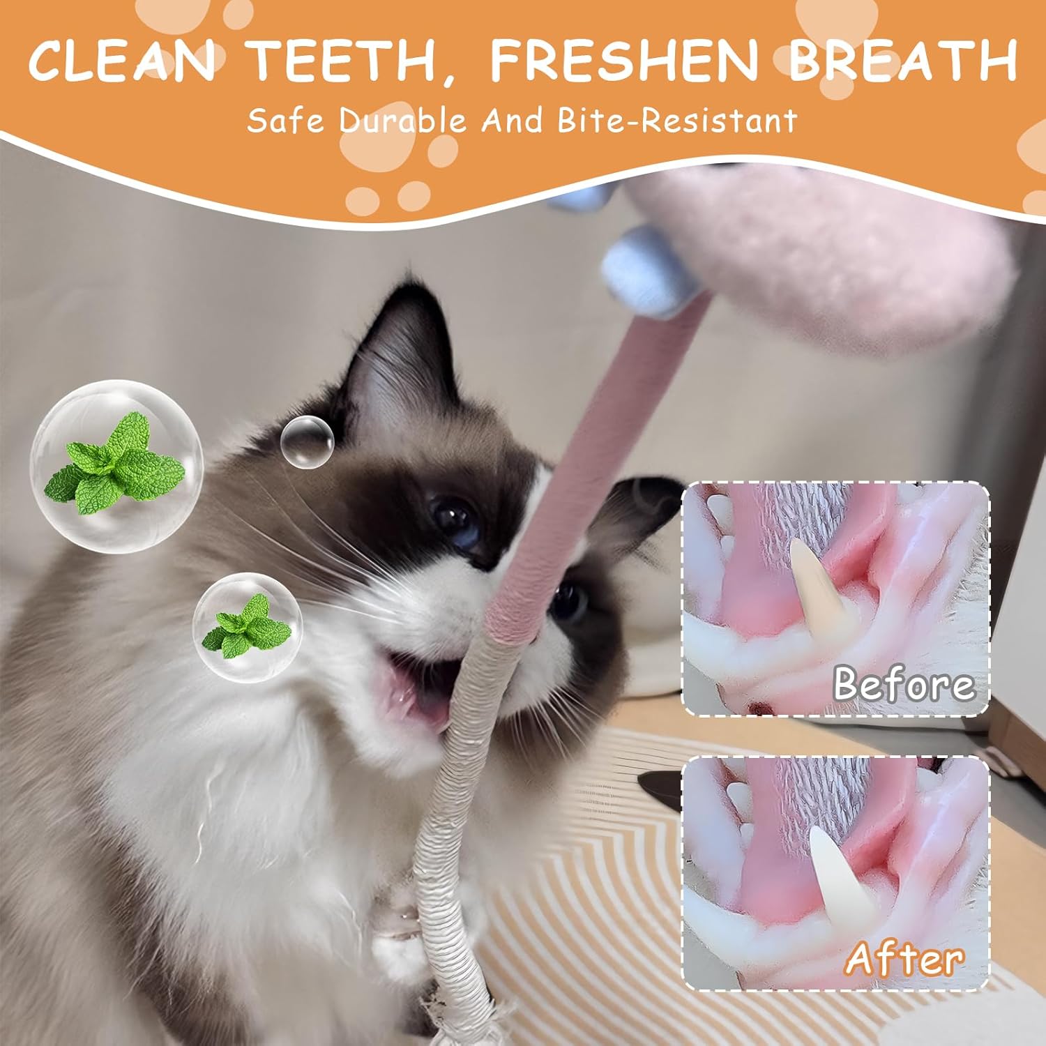 Thumbnail 5 de Juguetes Gatos 3 cuerdas y 6 palitos de catnip