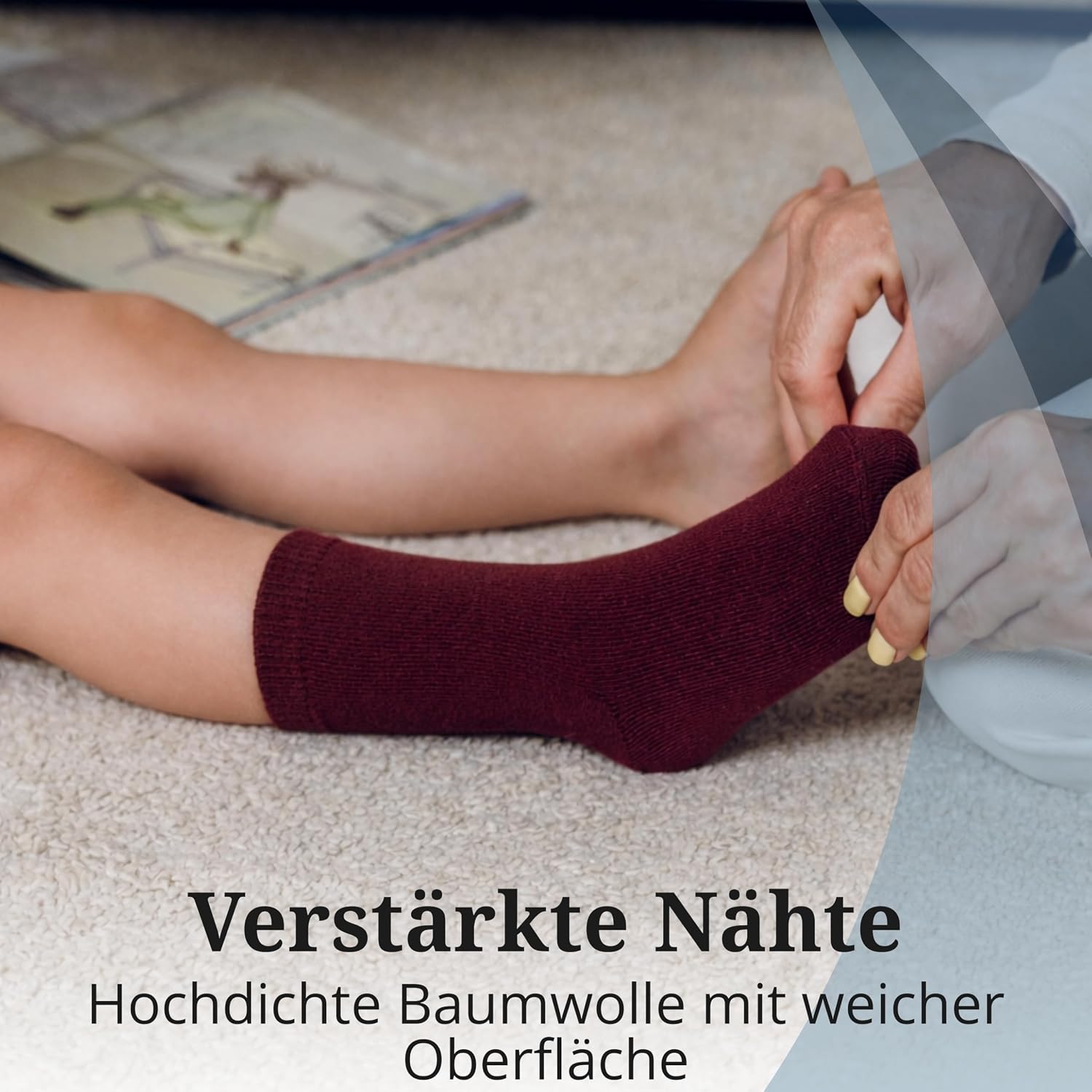 Detalle 1 de bisoo Kindersocken Set 5 Paar für Schule