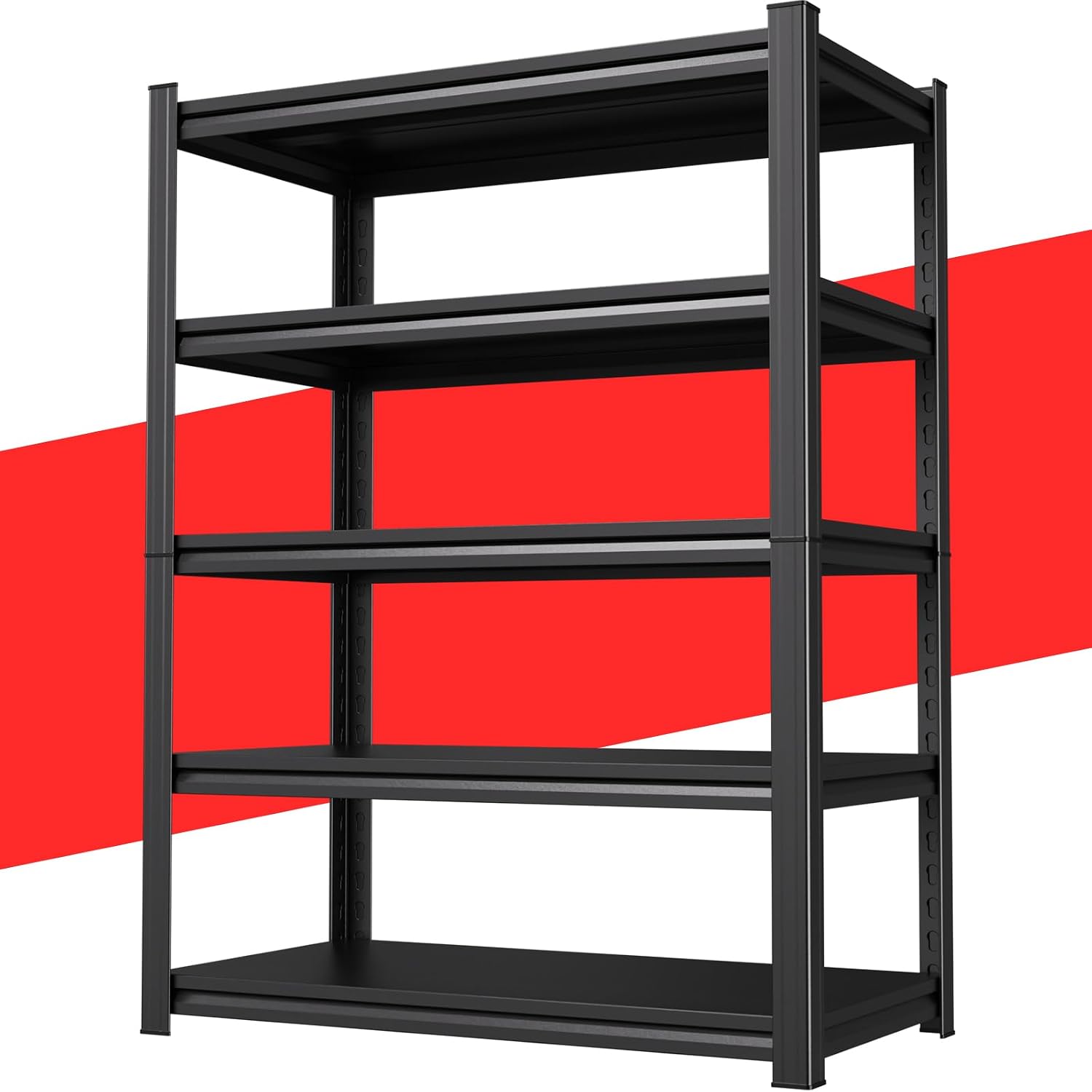 Detalle de Metal Storage Shelving, 71.2-Inch