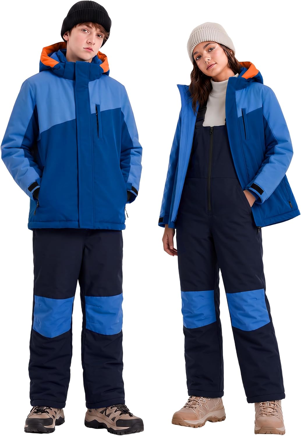 Detalle de Gogokids Two-Piece Kids’ Snowsuit, Waterproof Jacket & Bib Pants, 5–14Y