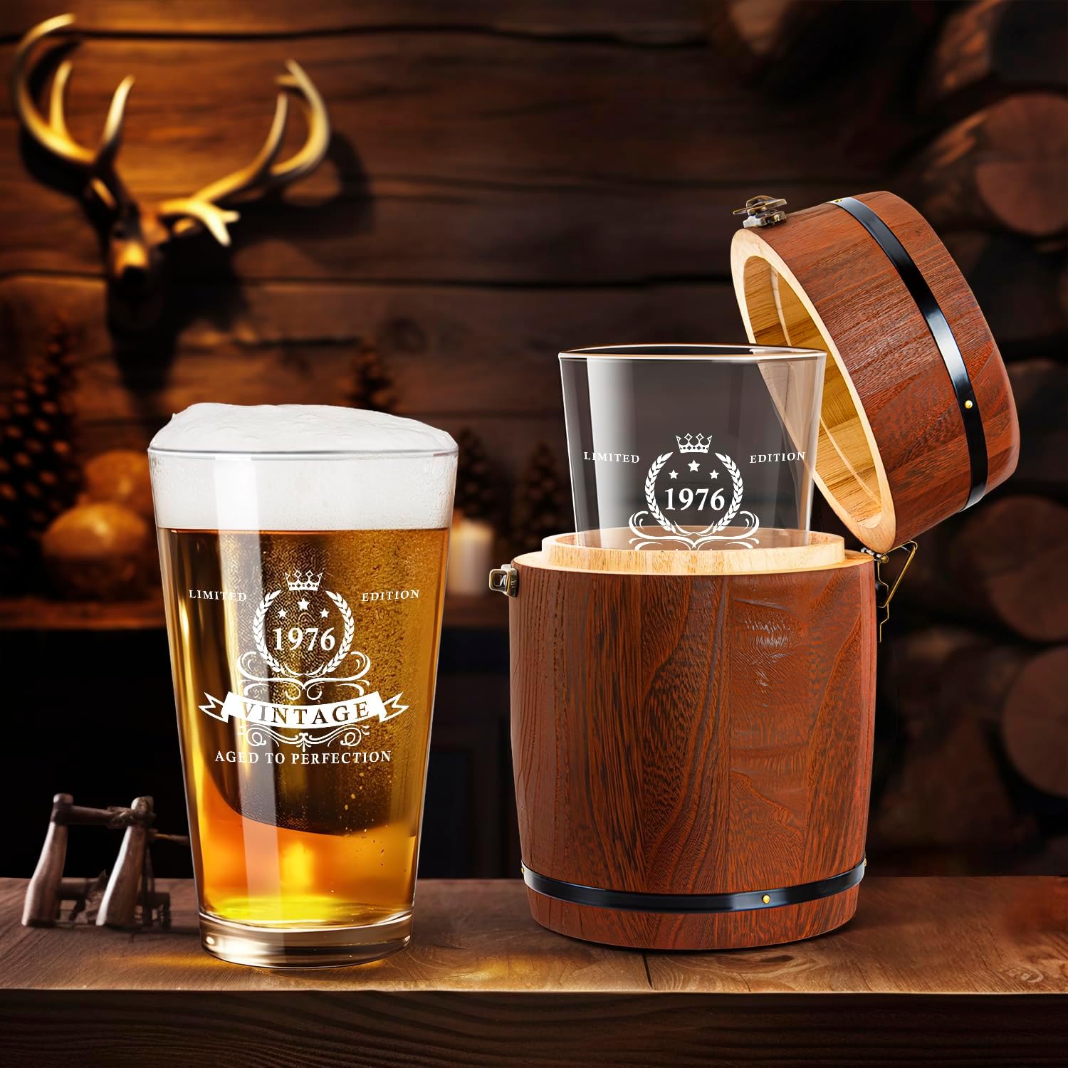 Detalle de LIGHTEN LIFE Beer Glass 16 oz