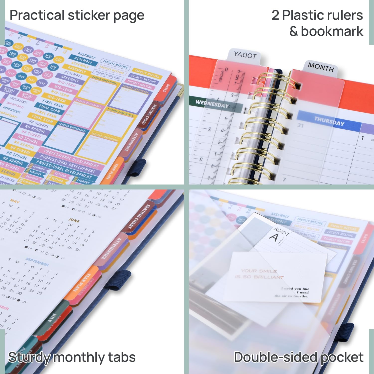 Detalle 2 de POPRUN Teacher Planner 2026–2027
