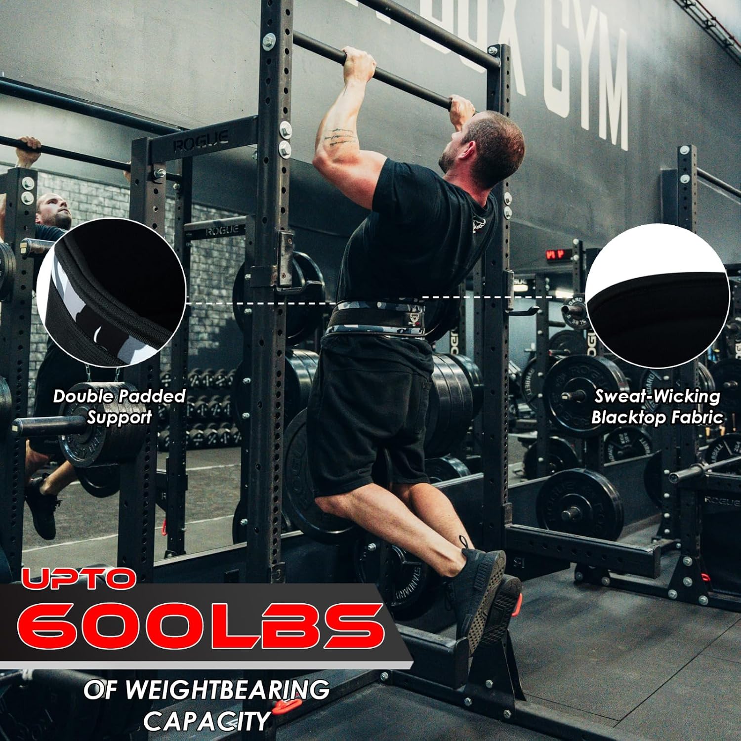 Detalle 1 de Dip belt weight lifting chain 36 inch