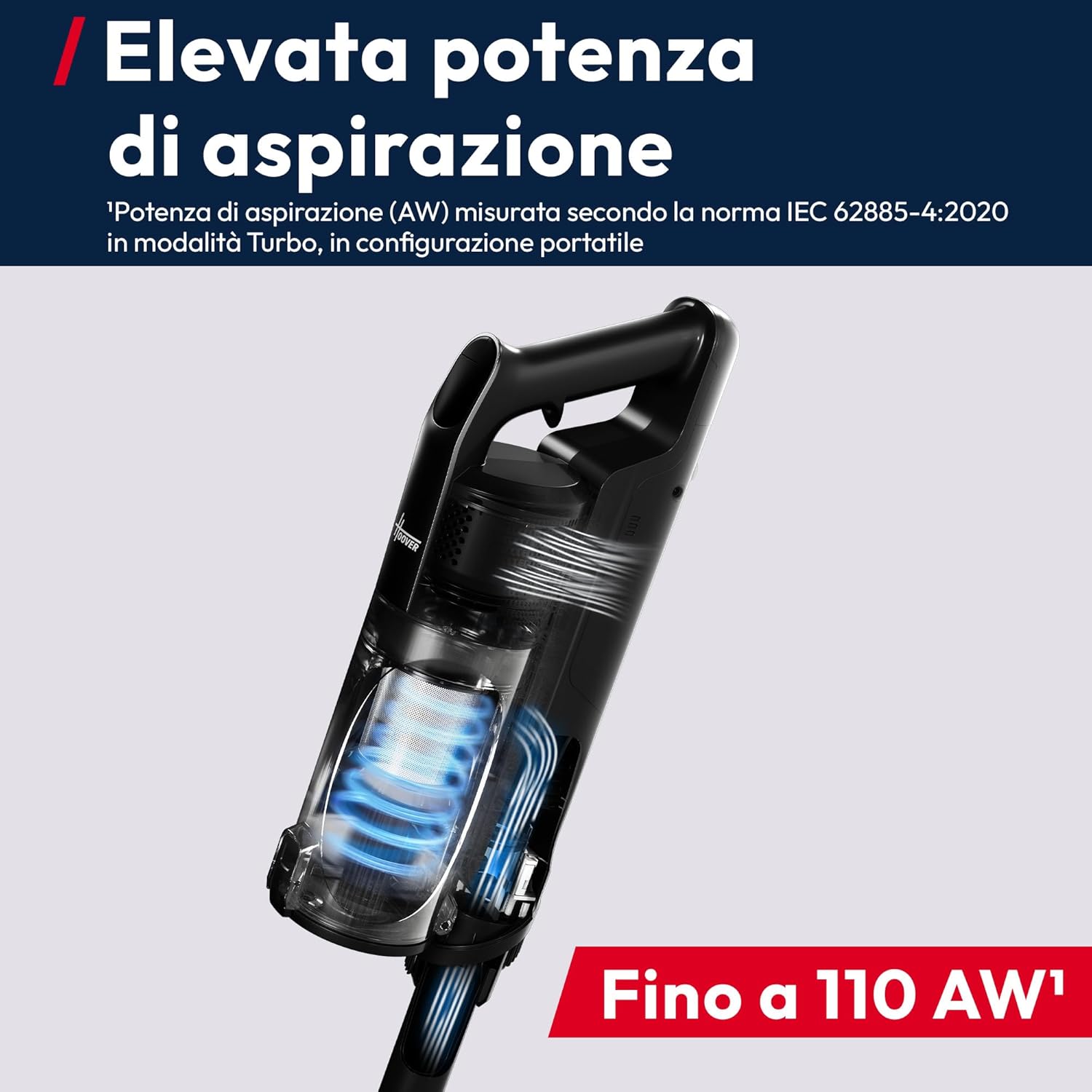 Thumbnail 2 de Hoover HF3 CORE Aspirapolvere Senza Fili – potenza fino a 110 AW, autonomia 60 min, Anti-Twist e spazzola All Floor