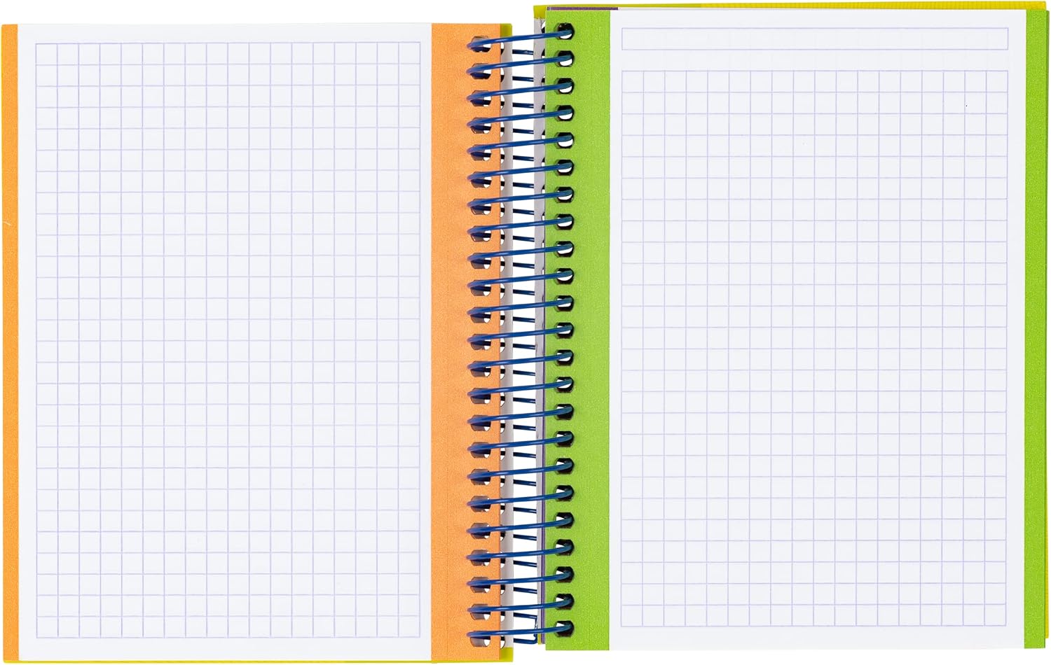Thumbnail 4 de Oxford Notizblock A6 Spiral — 5er Pack, kariert, 240 Seiten