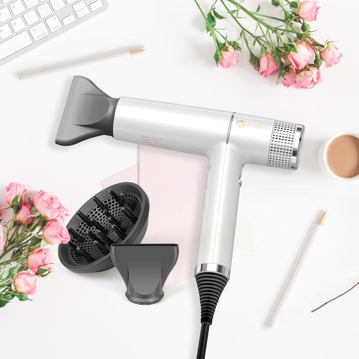 Detalle 2 de slopehill hair dryer with brushless motor