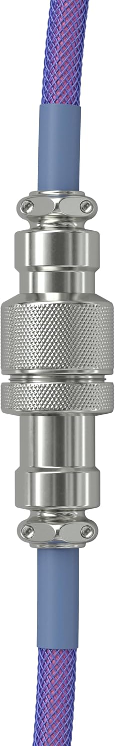 Thumbnail 3 de GLORIOUS Gaming Premium Coiled Keyboard Cable „Nebula“ – vergoldetes USB-A (PC) auf USB-C (Tastatur)