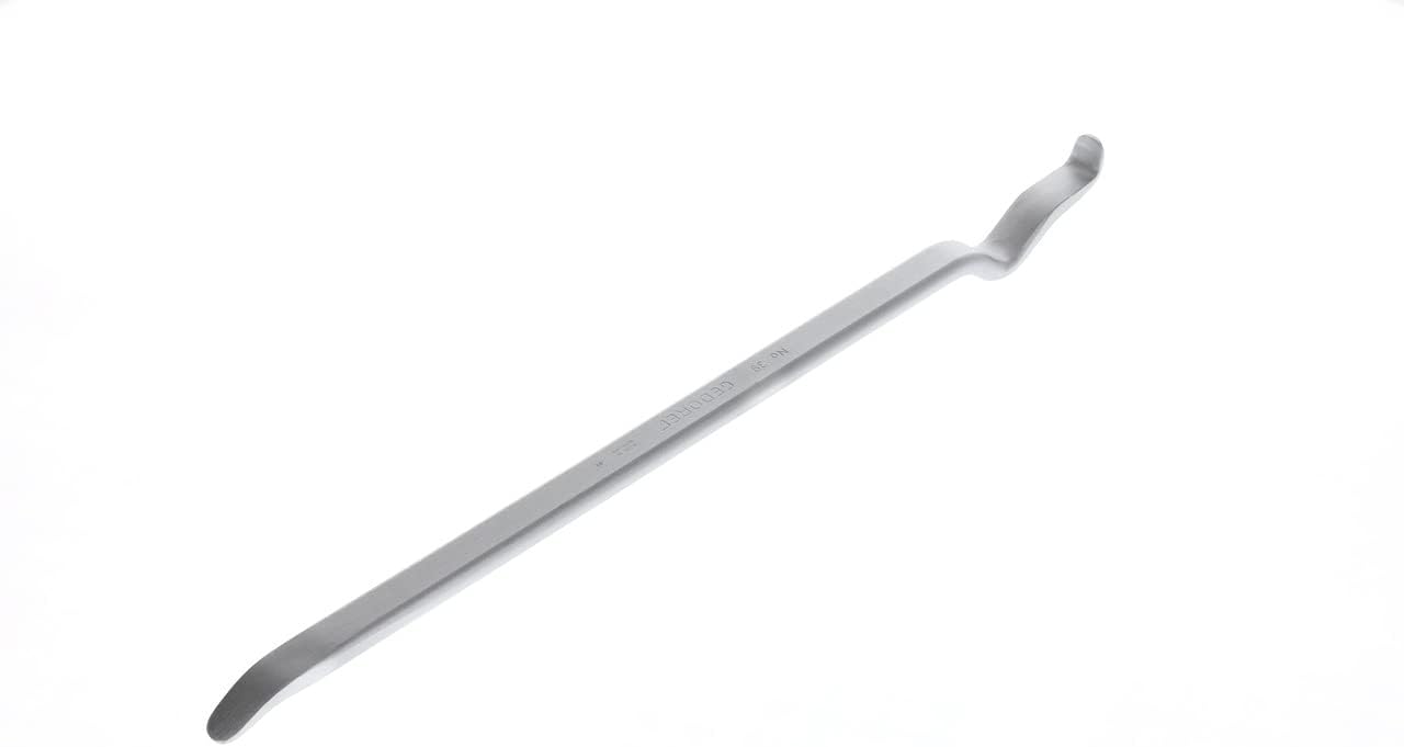 Detalle de GEDORE Offset Tyre Lever 610 mm – Heavy Duty, Chrome-Plated Steel for Cars, Motorbikes and Trucks
