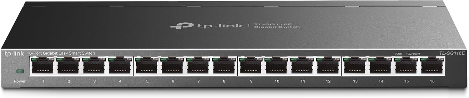 Thumbnail 6 de TP-Link TL-SG116 16-Port Gigabit Ethernet Switch, Fanless Metal Design