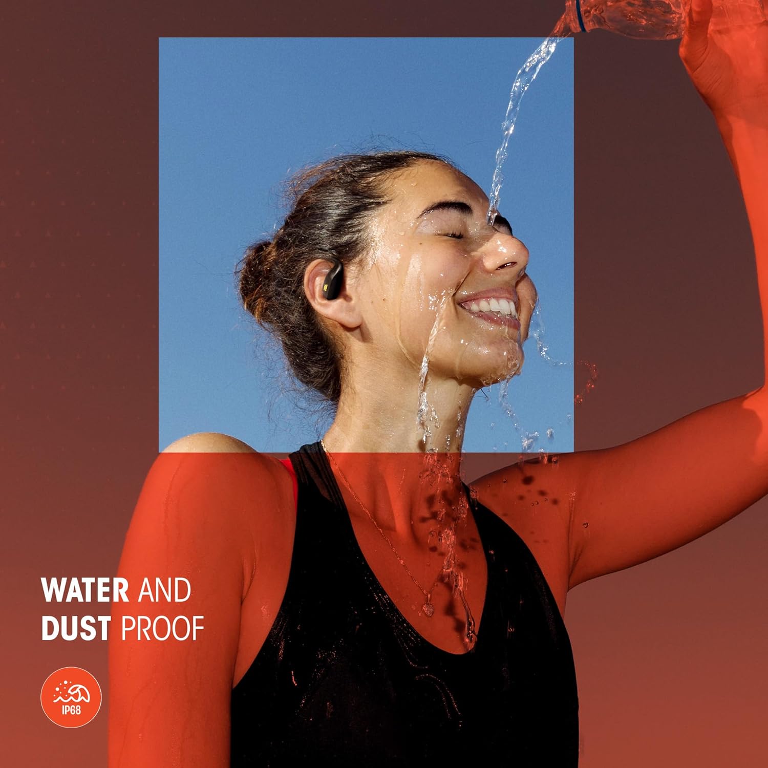 Thumbnail 1 de JBL Endurance Zone kabellose Open-Ear Sport-Kopfhörer mit Ohrbügel, OpenSound & 32 Stunden Spielzeit (IP68, Google Finder) – Weiß