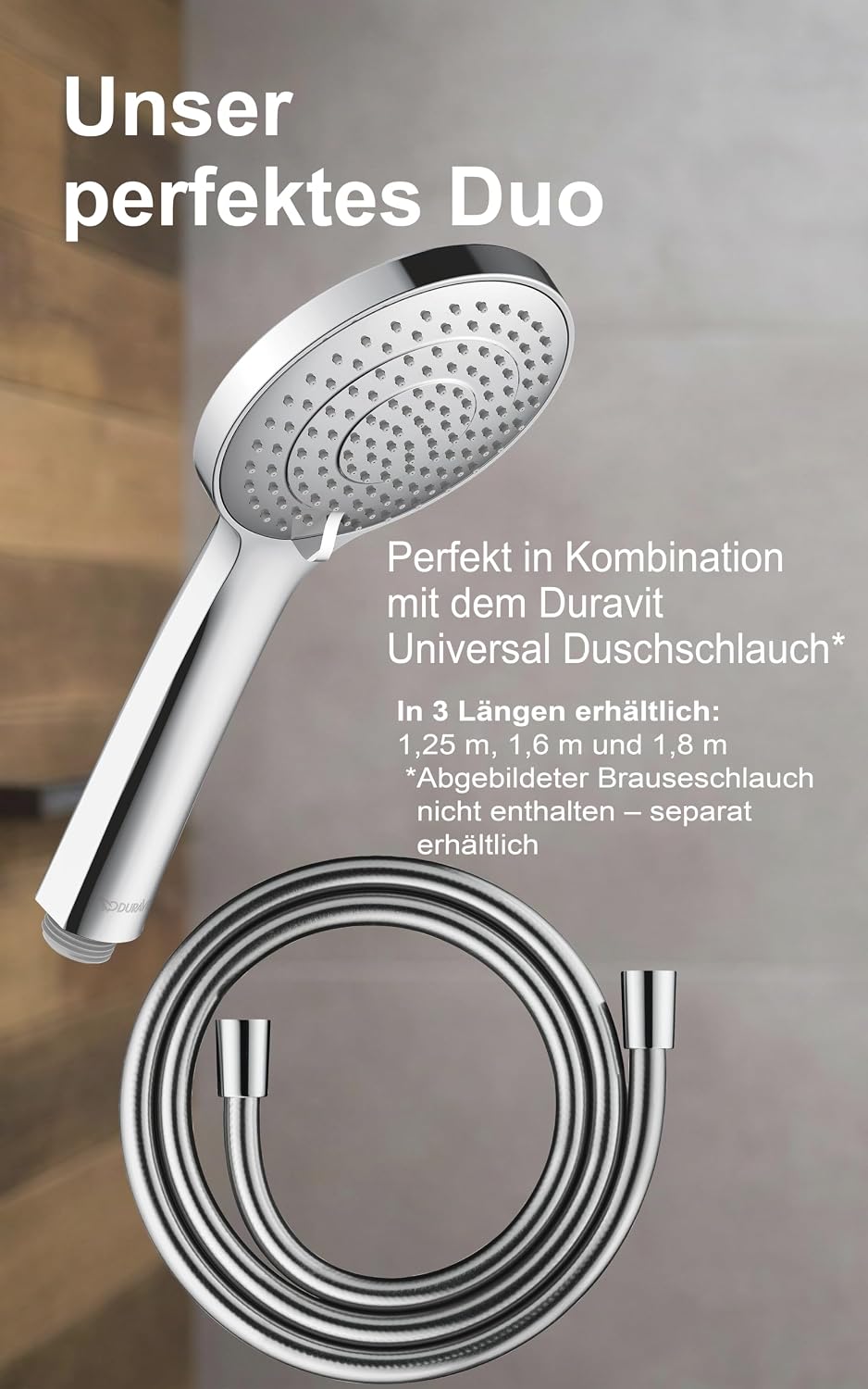 Thumbnail 6 de Duravit Universal Duschkopf – Duschbrause mit 3 Strahlarten (Rain, Intense Rain, Soft Rain) Ø 110 mm, MinusFlow, EasyClean, UV0650017010