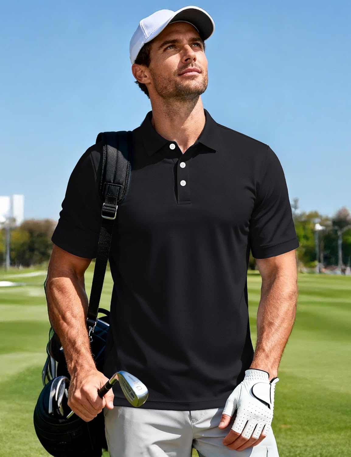 Detalle de MAGCOMSEN Men's Polo Shirt Polyester